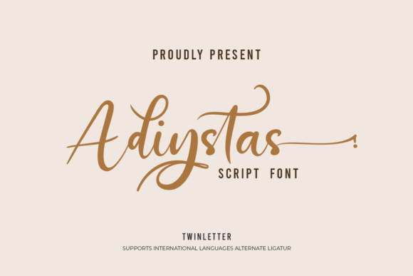Adiystas Font: A Playful Script for Handmade Brands