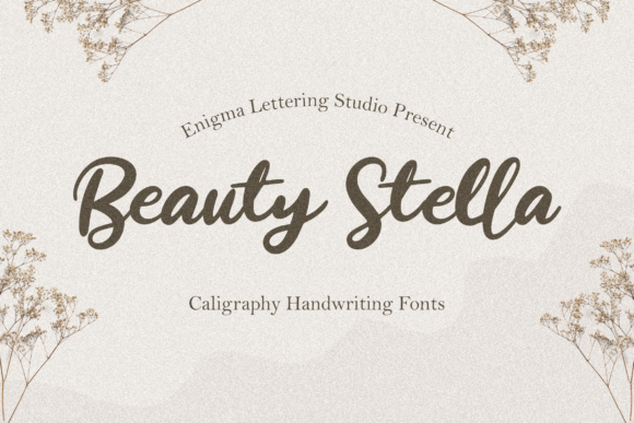 Beauty Stella: An Elegant Script Font for Editorial Design