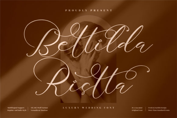 Bettilda Ristta: A Delicate Script Font for Makers