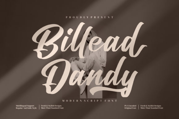 Billead Dandy: A Playful Script Font for Modern Branding
