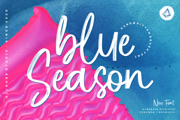 Blue Season: A Refreshing Script Font for Small Business Branding