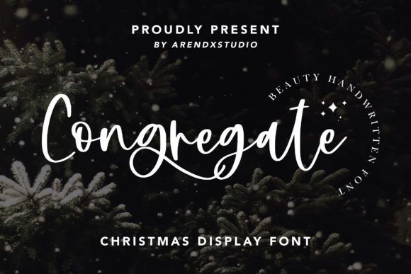 Congregate: A Delicate Script Font for Handmade Brands