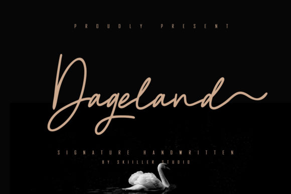 Dageland: A Refined Script Typeface for Editorial Design