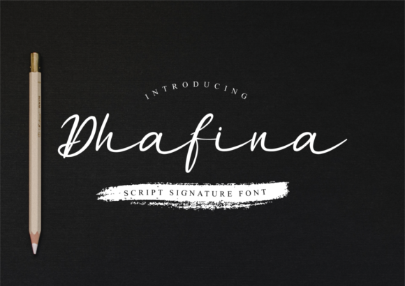 Dhafina: A Playful Script Font for Editorial Design
