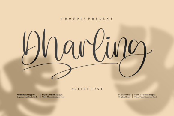Dharling: The Script Font That Elevates Campaign Visuals