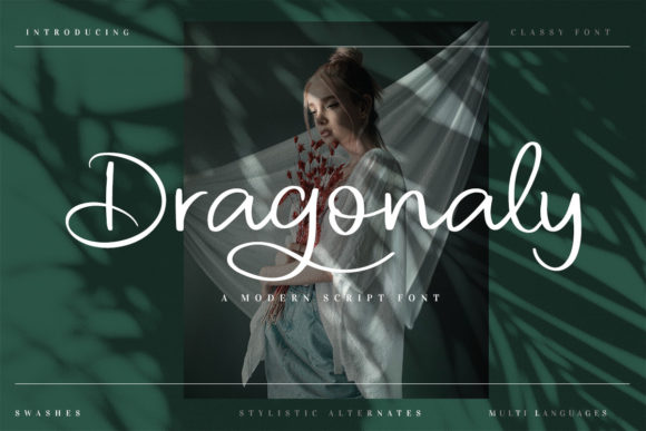 Dragonaly Font: A Delicate Script for Elegant Branding