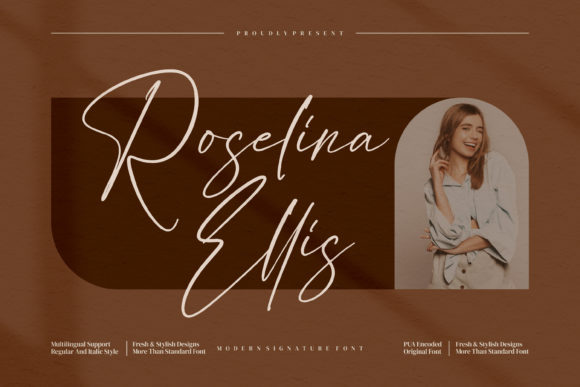 Elevate Web Design with the Roselina Ellis Typeface