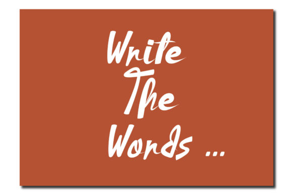 Elevate Web Design with the Write the Words Typeface