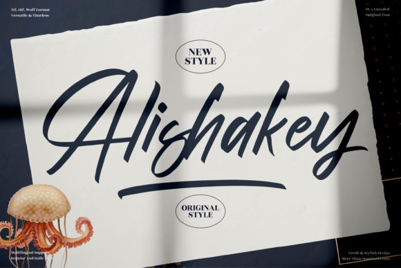 Elevate Your Brand with the Alishakey Script Font