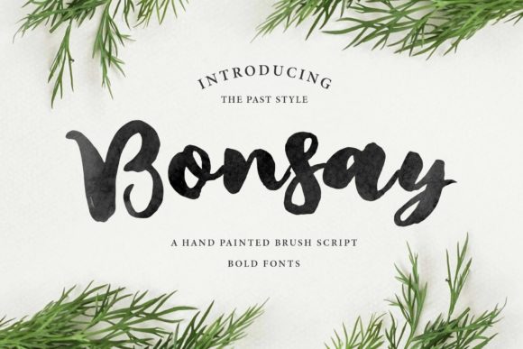 Elevate Your Brand with the Bonsay Brush Typeface