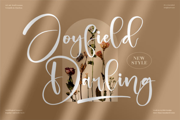 Joyfield Darling: A Script Typeface for Modern Web Design