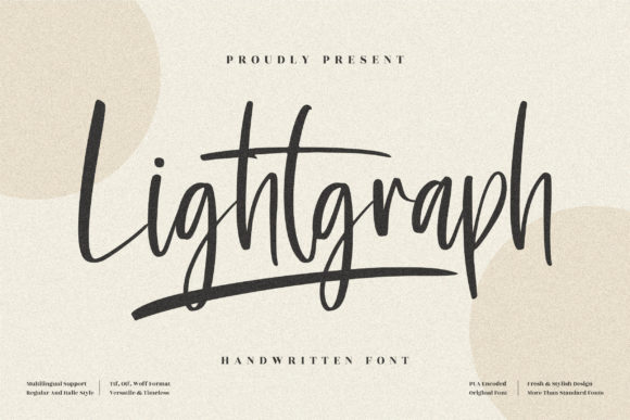 Lightgraph: The Script Font for Scroll-Stopping Marketing