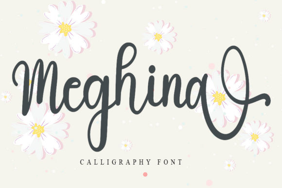 Meghina Font Review: A Romantic Script for Campaign Design