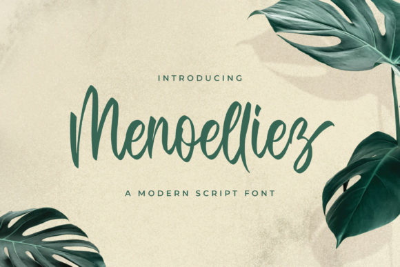 Menoelliez Font Review: A Playful Script for Brand Identity