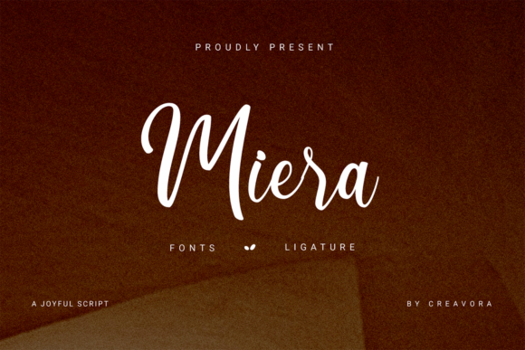 Miera: A Refined Script Font for Editorial Design