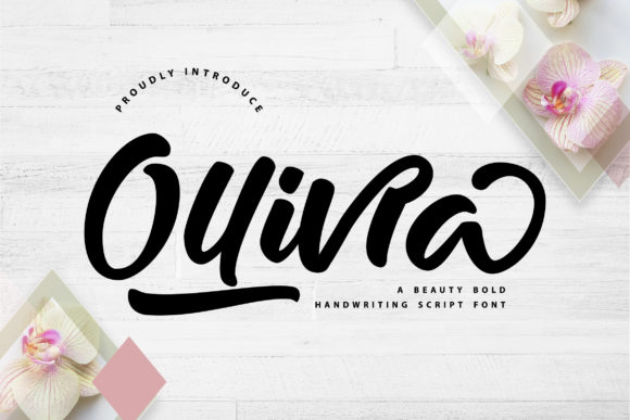 Ollivia: A Playful Script Font for Editorial Design