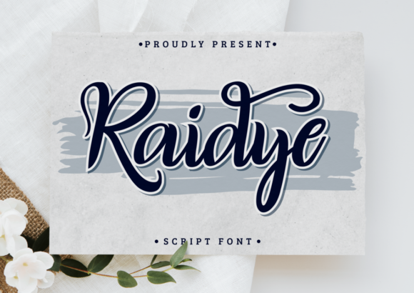 Raidye Font: Elevate Your Brand with Elegant Script Typography