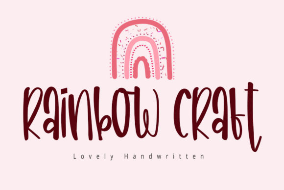 Rainbow Craft: The Script Font for Scroll-Stopping Designs