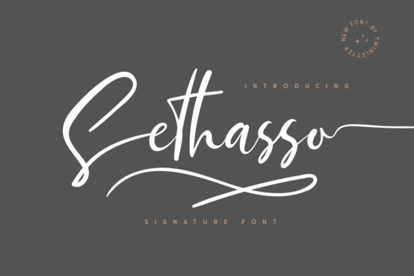 Sethasso: A Designer's Take on Modern Script Elegance