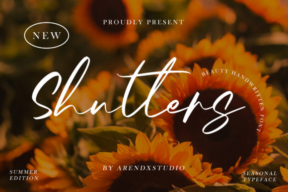 Shutters Font: Elevating Small Business Branding with Elegant Script