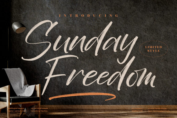 Sunday Freedom: A Designer's Take on Modern Script Typography