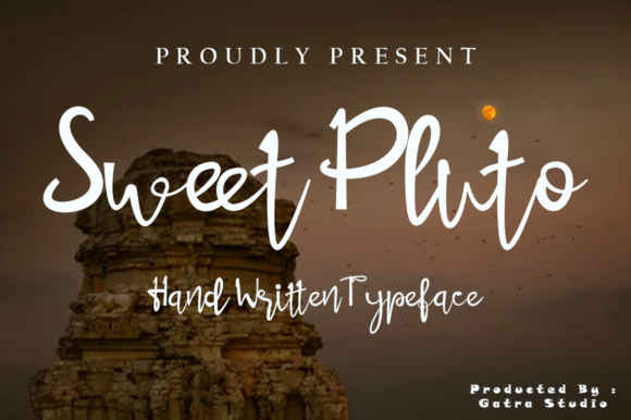 Sweet Pluto: A Playful Script Font for Editorial Design