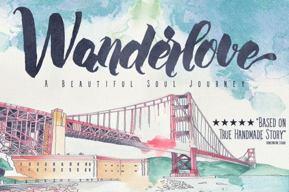Wanderlove Font: A Playful Script for Small Business Branding