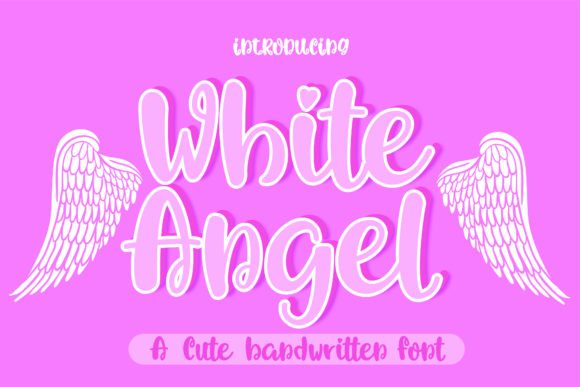 White Angel Font Review: A Playful Script for Brand Identity